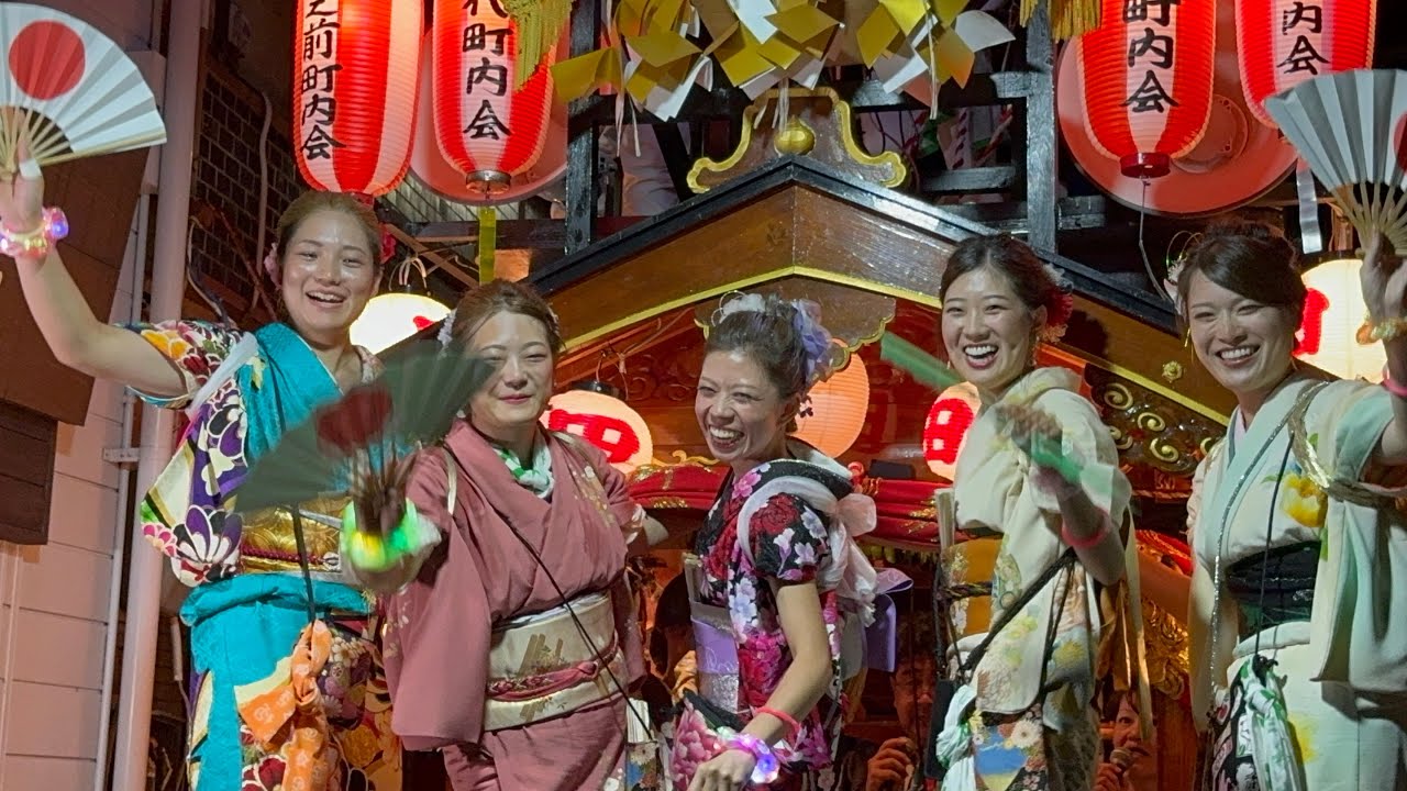 令和６年　淡路島岩屋秋祭り　田ノ代神之前　帰町道中　岩屋商店街②