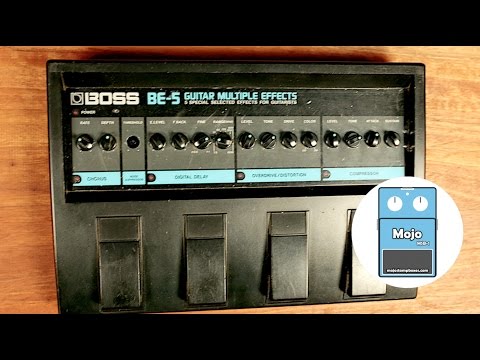 ベース BOSS BE-5B BASS MULTI-EFFECTOR BOSS BE-5B Bass guitar effects for your guitar - YouTube
