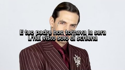 INCOSCIENTI GIOVANI - Achille Lauro (Sanremo2025) - lyrics video