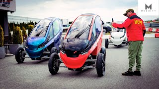 3 Compact Electric Marvels: Ultra-compact Car, Tilting 3-Wheeler & Traffic-Busting Transformer