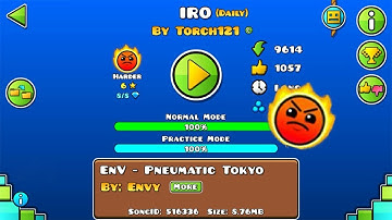 Iro By Torch121 (Harder) Daily #7 • GEOMETRY DASH