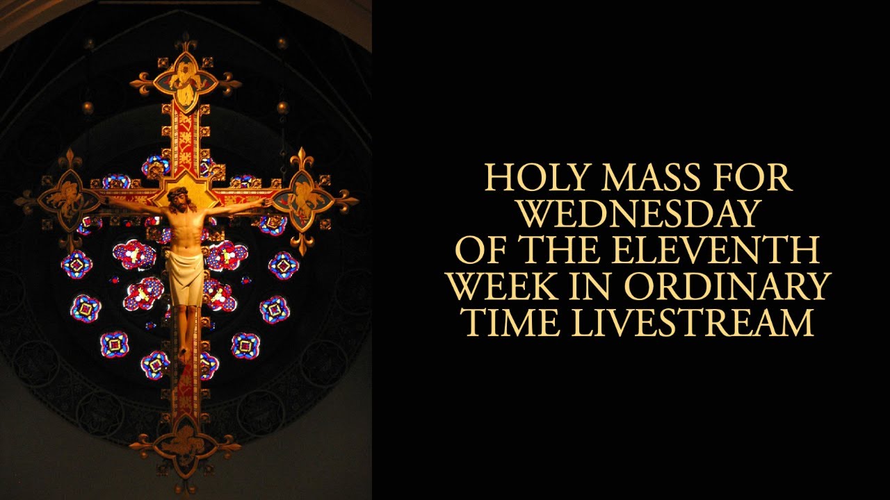 Holy Mass for Wednesday of the Eleventh Week in Ordinary Time - YouTube