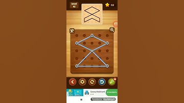 Line Puzzle:String Art. Spruce Level 41. Walkthrough