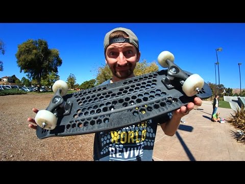 FULLY 3D PRINTED COMPLETE SKATEBOARD | YOU MAKE IT WE SKATE IT EP 43