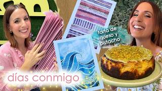 💚 Mi TARTA de PISTACHO favorita 🎨 acuarelas abstractas y pedidos reales 📦
