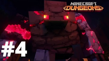 Redstone Golem! Minecraft Dungeons Play-through Part 4 | Redstone Mines