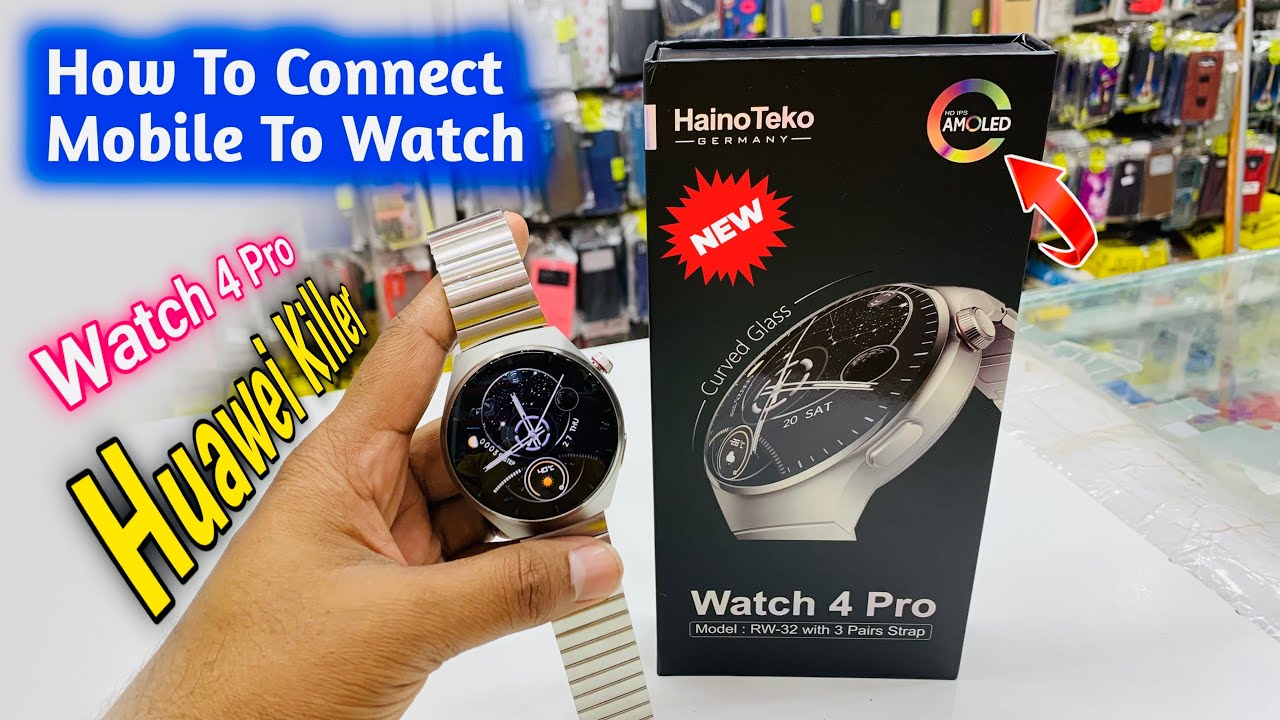 Haino Teko Rw-32 Watch 4 Pro Amoled Smartwatch.