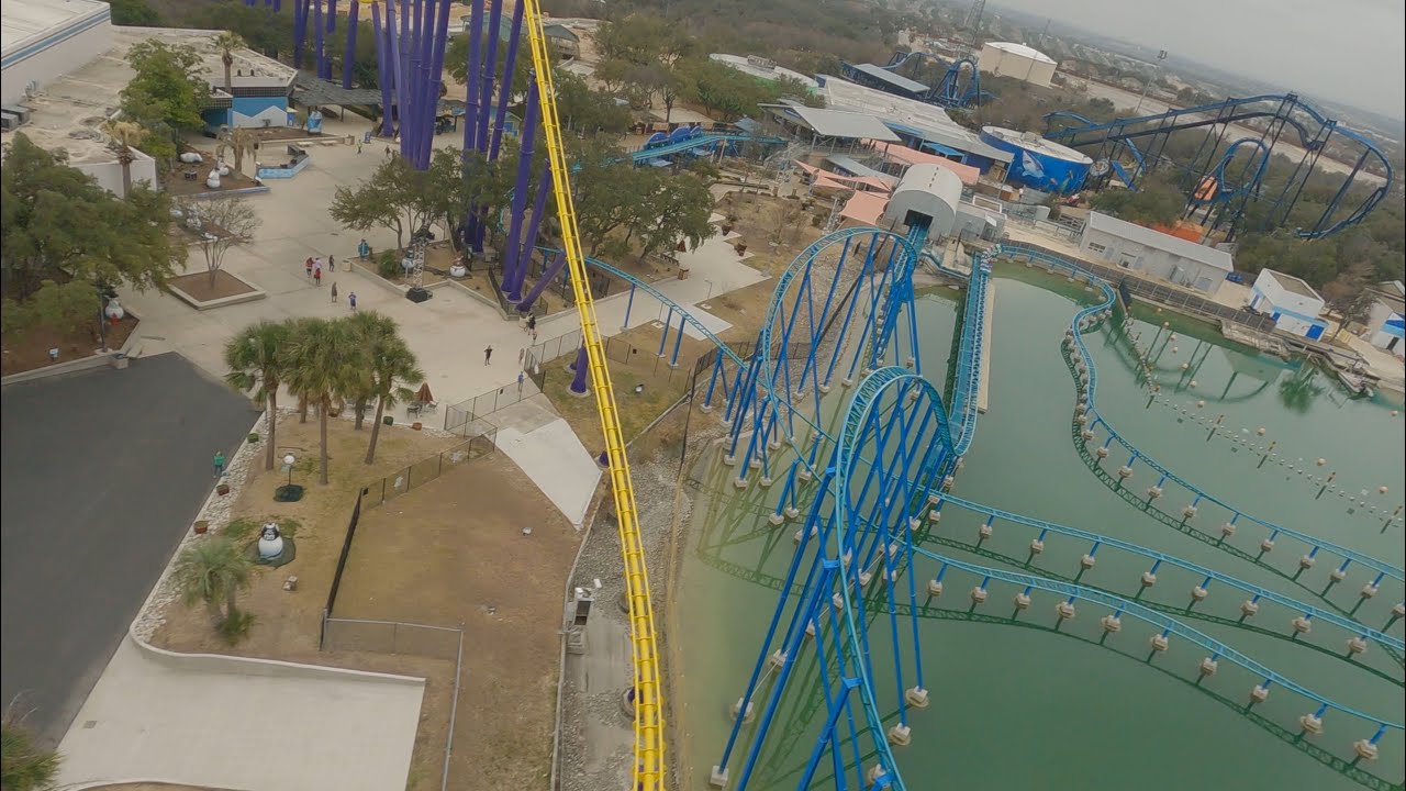 Steel Eel onride 4K POV SeaWorld San Antonio 2023 YouTube