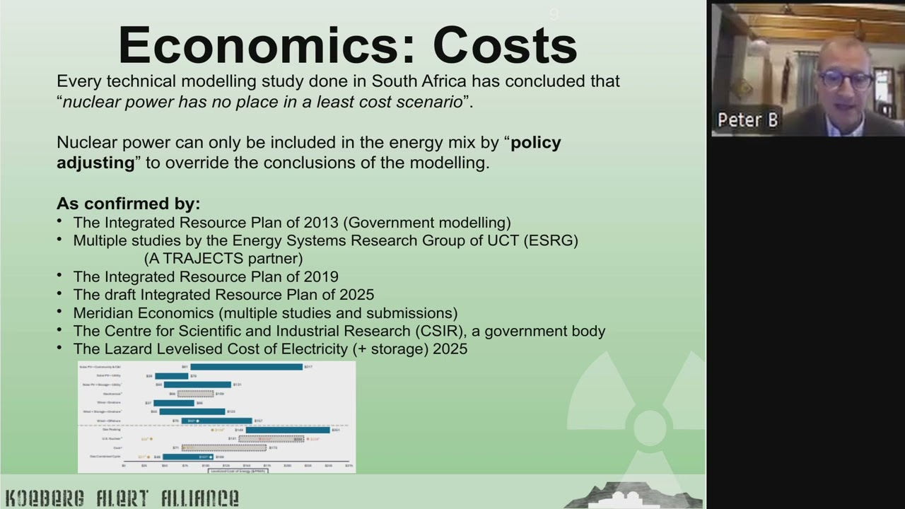 Trajects dialogue on Nuclear Power: Presentation by Peter Becker
