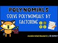 Polynomial Factoring Strategies Quiz
