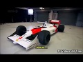 Lewis Hamilton pilota McLaren MP4/4 de Ayrton Senna