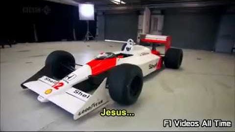 Lewis Hamilton pilota McLaren MP4/4 de Ayrton Senna