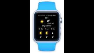 widget weather app for Apple Watch - with animated weather! screenshot 2