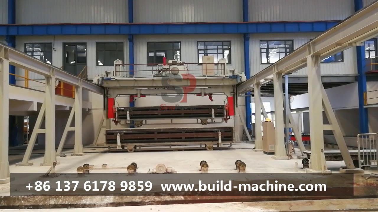 Sinopower Group AAC Block Machine Demolding Machine - YouTube