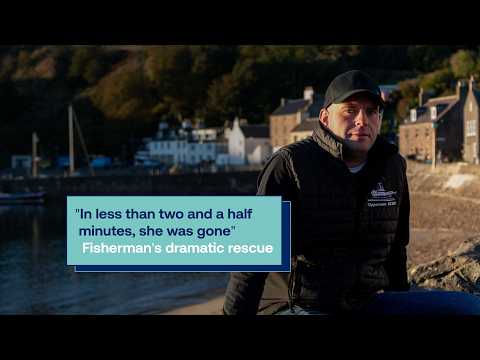 Video In less than two and a half minutes, she was gone: Fishermans dramatic rescue'