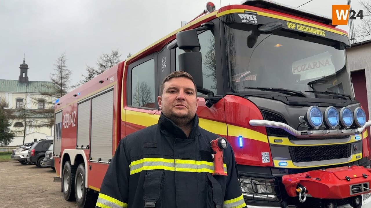 Nowy gigant w służbie: Ciężki samochód 6x6 wzmocni OSP Ciechanowiec