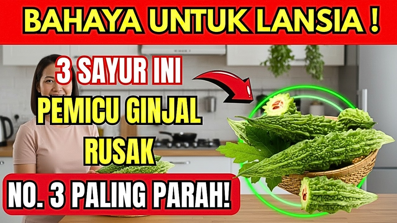 DOKTER BERI PERINGATAN! 3 Sayur Ini Bisa Merusak Ginjal Jika Dimakan Berlebihan!