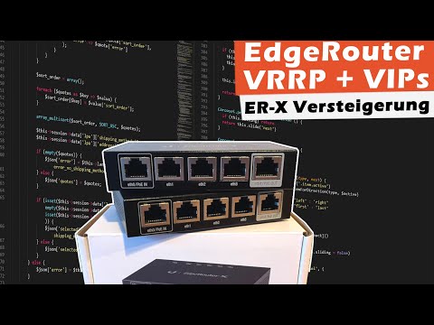 EdgeRouter - VRRP erklärt und einrichten (Virtual Router Redundancy Protocol)
