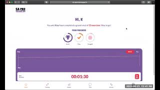 How to use the SA Pro Training App without a trainer screenshot 5