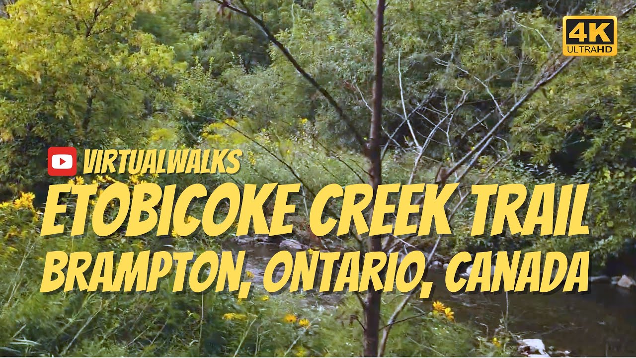 Walking through 4 parks along the Etobicoke Creek Trail in Brampton