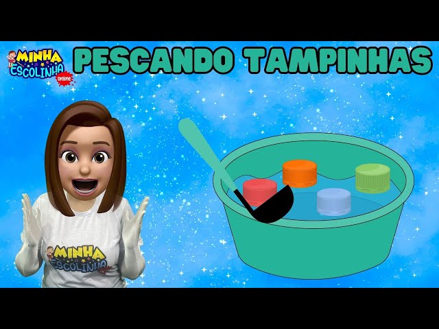 Pescando Tampinhas G2 - Educação Infantil - Videos Educativos - Atividades para Crianças