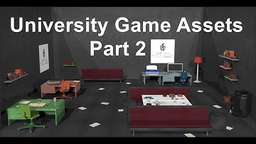 University Game Assets - Part 2 (Maya Project)