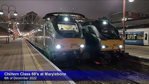 Two Chiltern Class 68