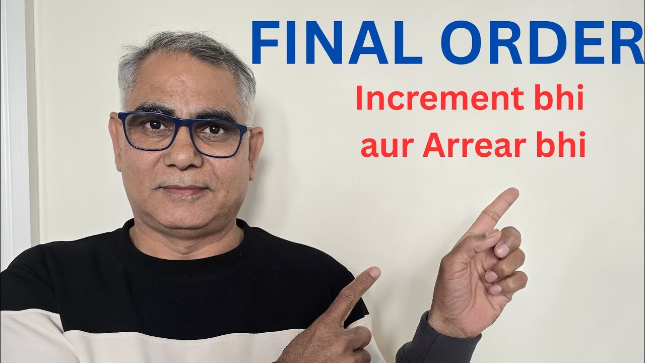 NOTIONAL INCREMENT FINAL ORDER FROM DoPT