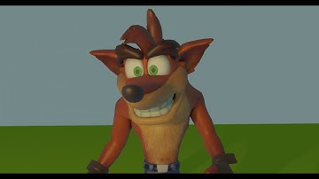 Crash Bandicoot animation - blender