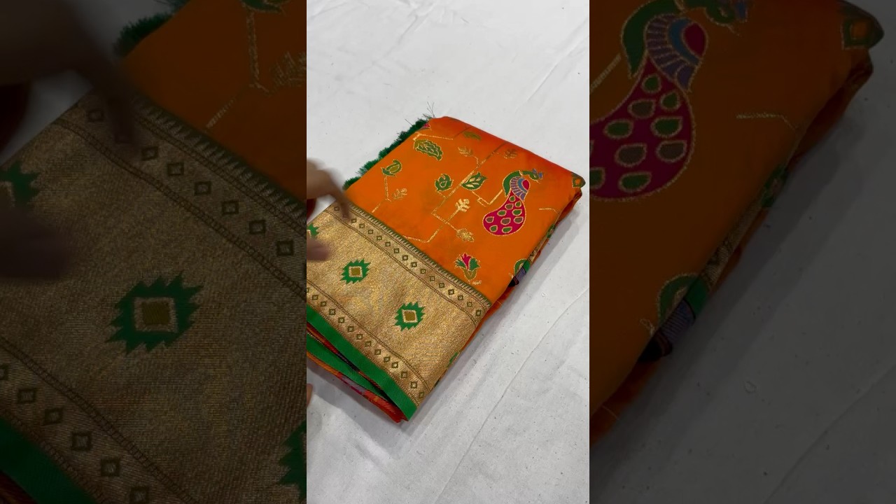 Peacock Jaal Soft Silk Paithani