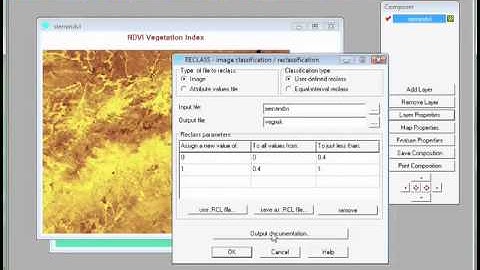 SIG et Télédétection: IDRISI Part 3