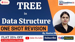 TREE Data Structure MARATHON | Data Structure | Interview Preparation | CombineCS | by Rashmi Ma'am
