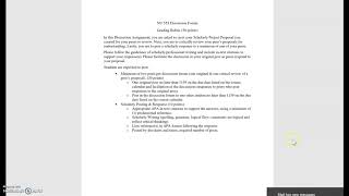 Module 5 Assignment Submission & Discussion Instructions Profile