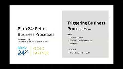 Bitrix24 Better Business Processes Webinar (August 2021)