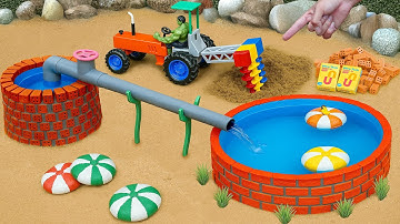Farmer Builds DIY Drilling Machine to Find Water | Science Project with Bricks & Cement
