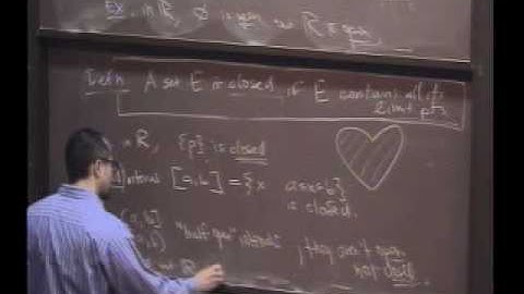 Real Analysis, Lecture 9: Limit Points (8/8)