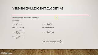 4Hb Transformaties Bij Logaritmische Functies