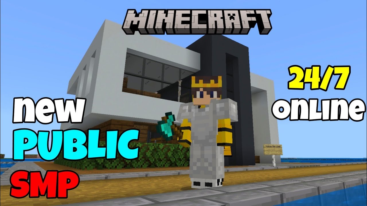 Minecraft New Public SMP 24/7 | FOR JAVA/MCPE | Survive Public SMP ...