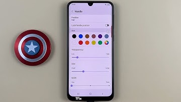 Edge panel, edge screen on Samsung M31 Android 12