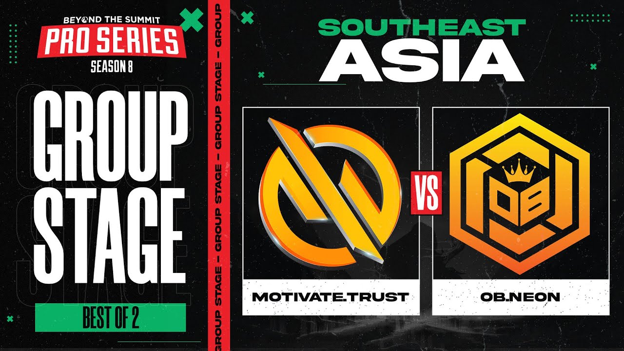 MG.Trust vs OB.Neon Game 1 - BTS Pro Series 8 SEA: Group Stage w/ Ares & Danog