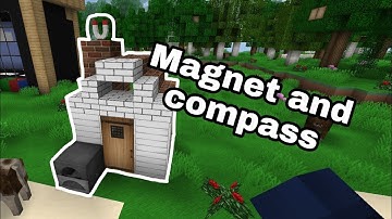 How to use magnet, compass and white pigment