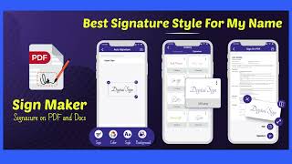 Auto Signature For Docs & Name screenshot 3