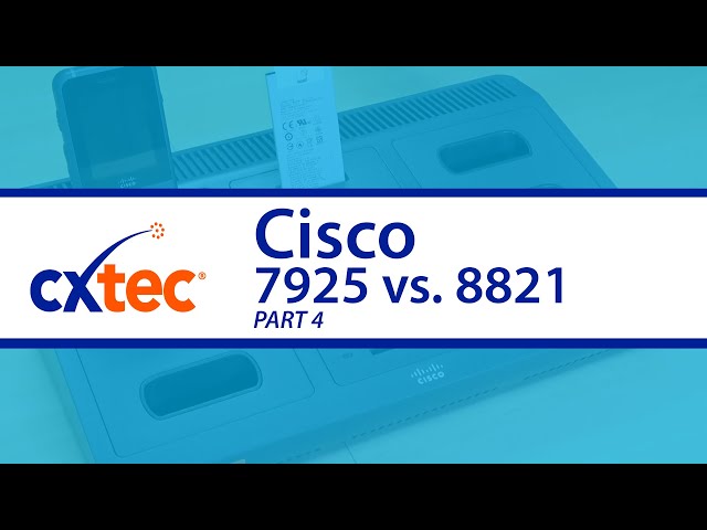 Cisco Wireless IP Phones: 7925 vs. 8821 | Part 4 | Batteries, Chargers, & Base Stations
