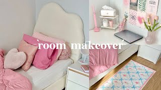 Room Makeover💌kamar kost, pinterest inspired, pink aesthetic⋆˙⟡♡