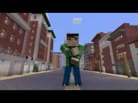 Minecraft Ben10 Dancing on Gangnam style강남스타일