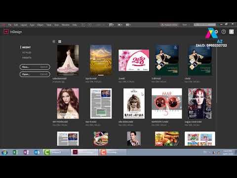 Video bài 1, giáo trình indesign cho người mới bắt đầu, học... - YouTube