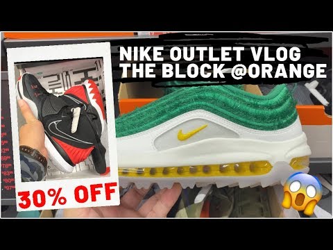 Nike Outlet Vlog The Block @Orange 