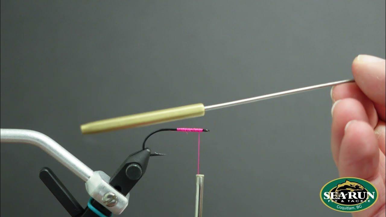 How to Tie A Half Hitch Knot Using a Bodkin Fly Tying Tool YouTube