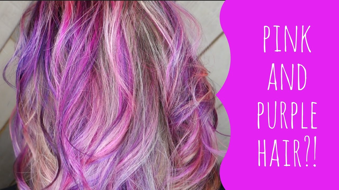 Pink and Purple Hair?! - YouTube