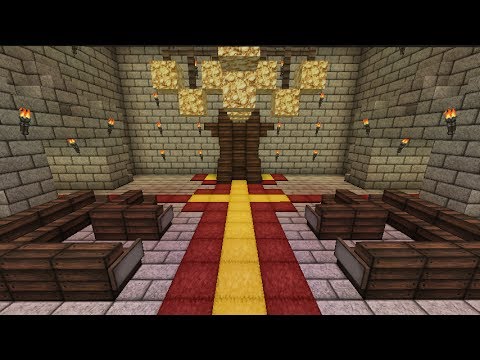 Minecraft Lets Build Mountain Castle Part 10 Throne